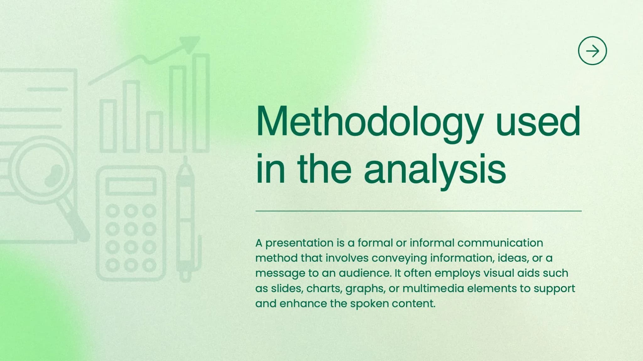 Green and Grey Modern Analysis of Results Presentation - Page 4