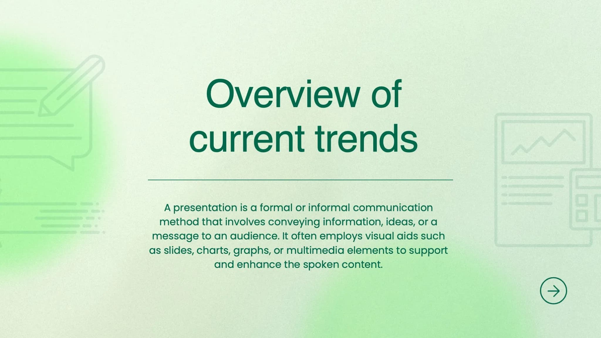 Green and Grey Modern Analysis of Results Presentation - Page 5