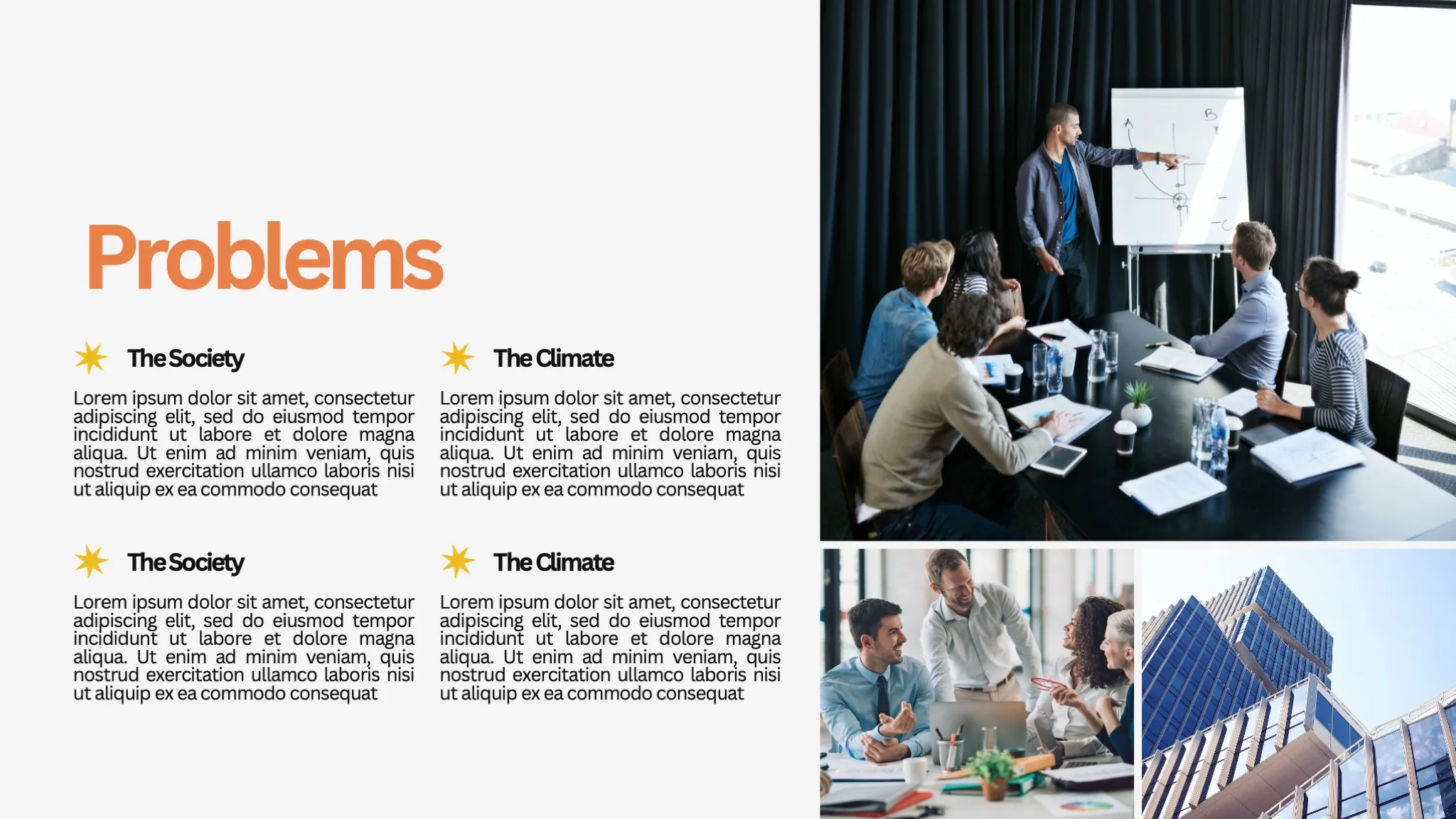 Orange White Modern Pitch Deck Presentation - Page 3
