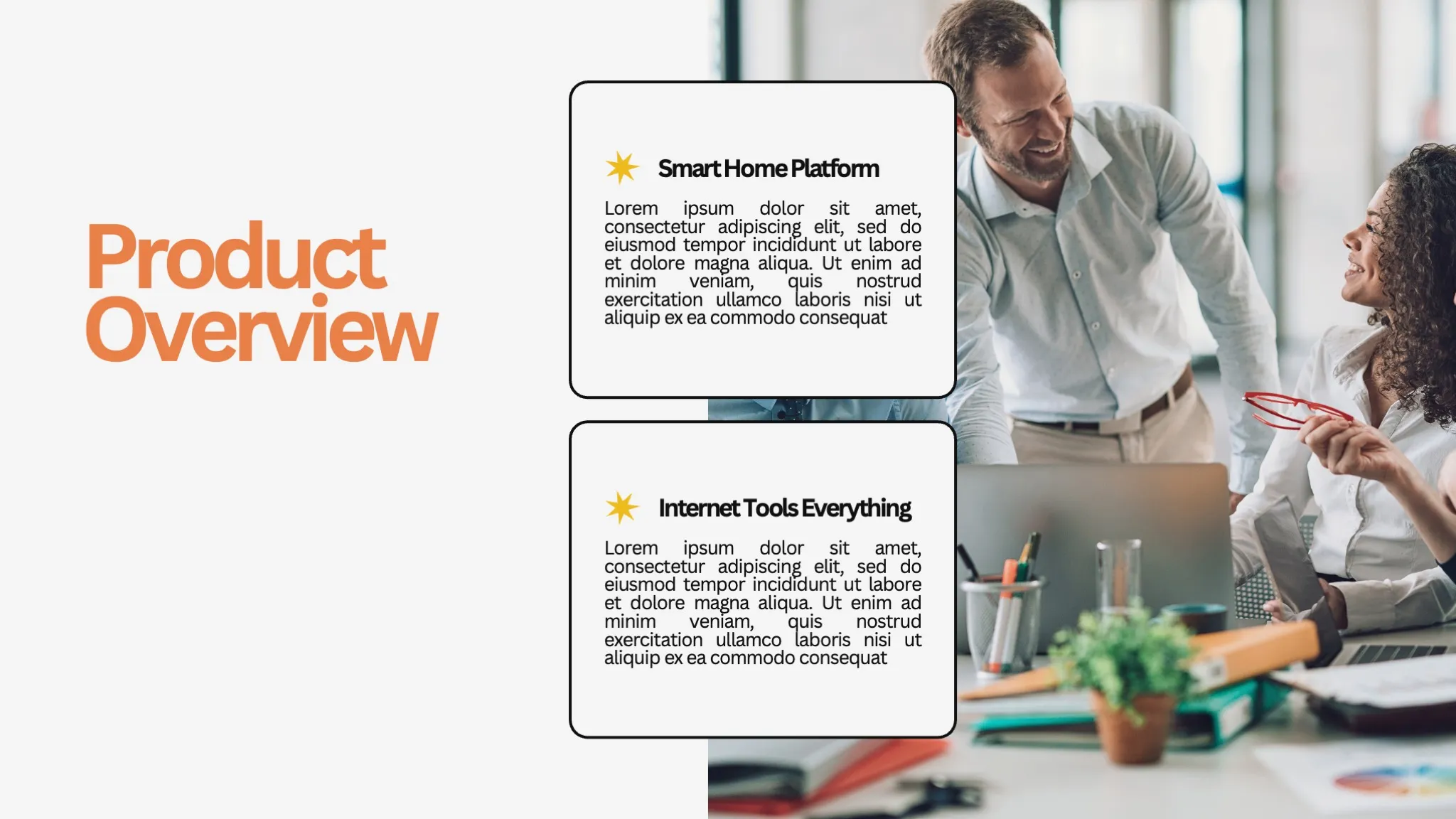 Orange White Modern Pitch Deck Presentation - Page 5