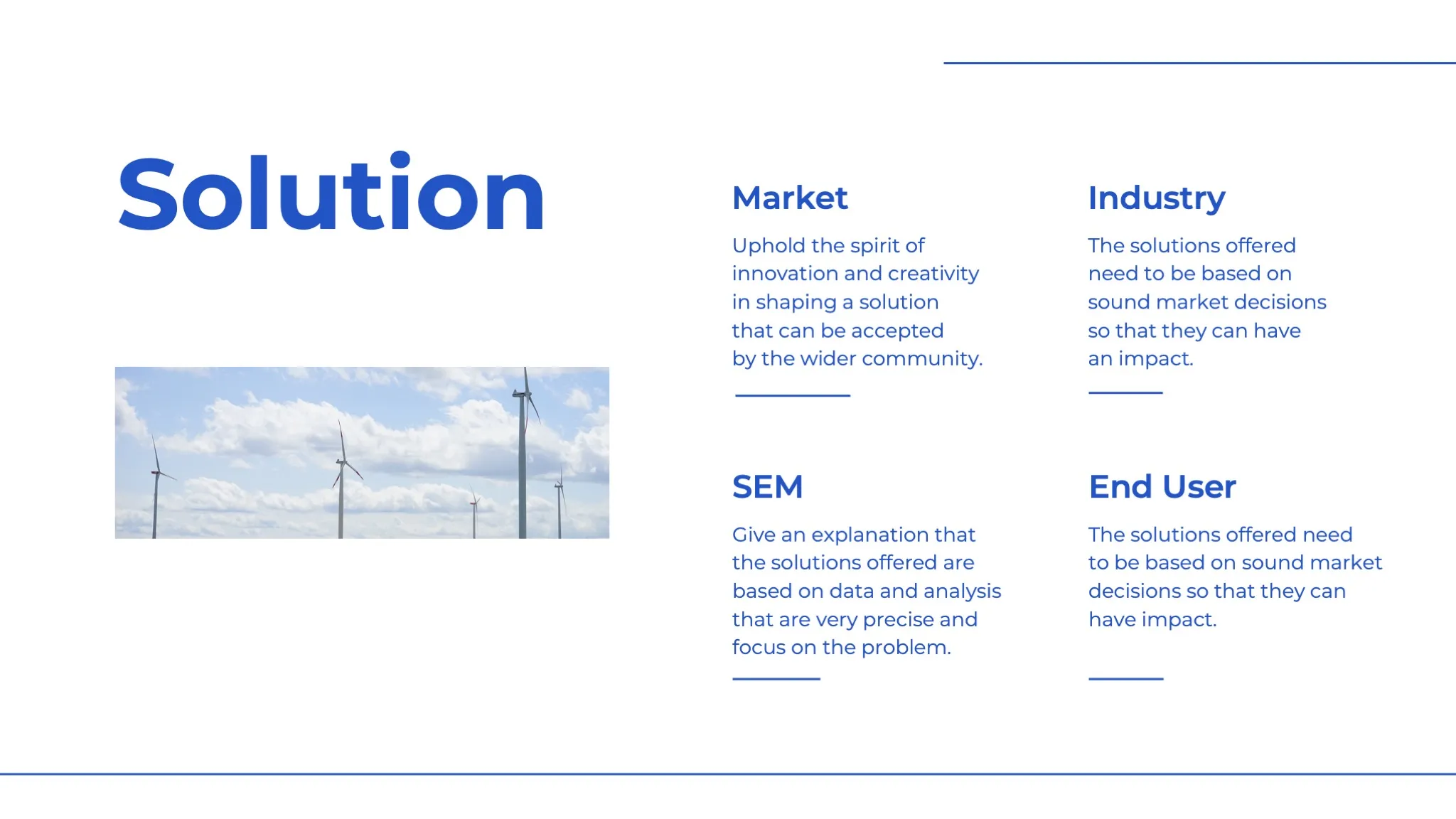 White Blue Simple Business Pitch Deck Presentation - Page 4