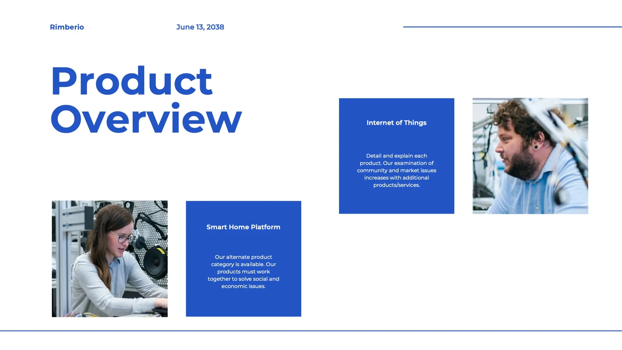 White Blue Simple Business Pitch Deck Presentation - Page 5