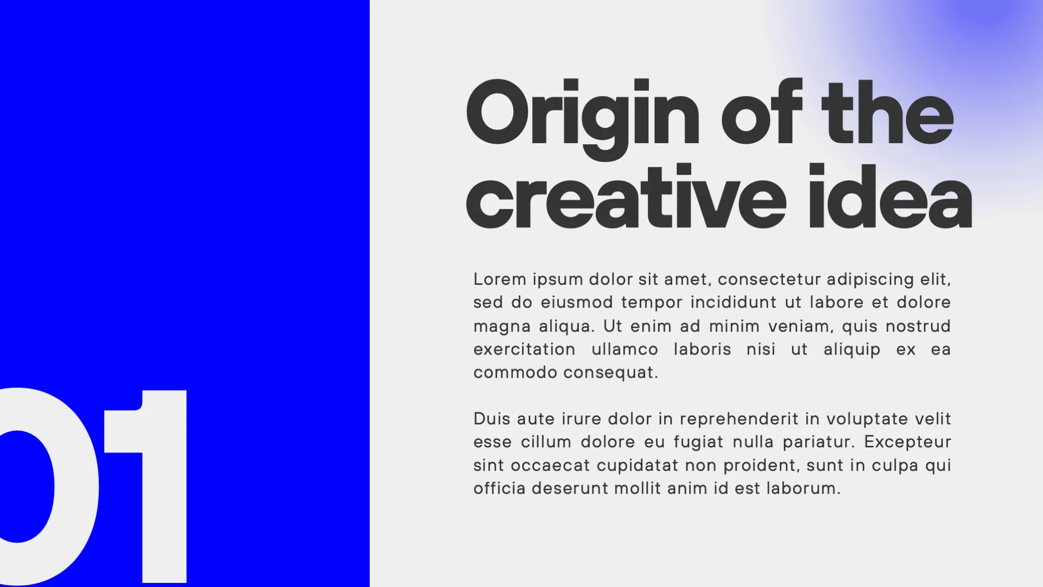 Blue Modern Project Presentation - Page 2