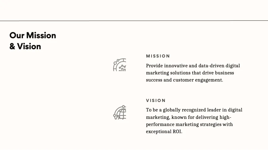 Beige Simple Clean Modern Company Profile Services Presentation - Page 3