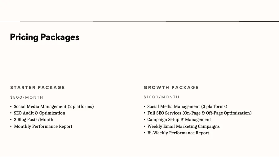 Beige Simple Clean Modern Company Profile Services Presentation - Page 5
