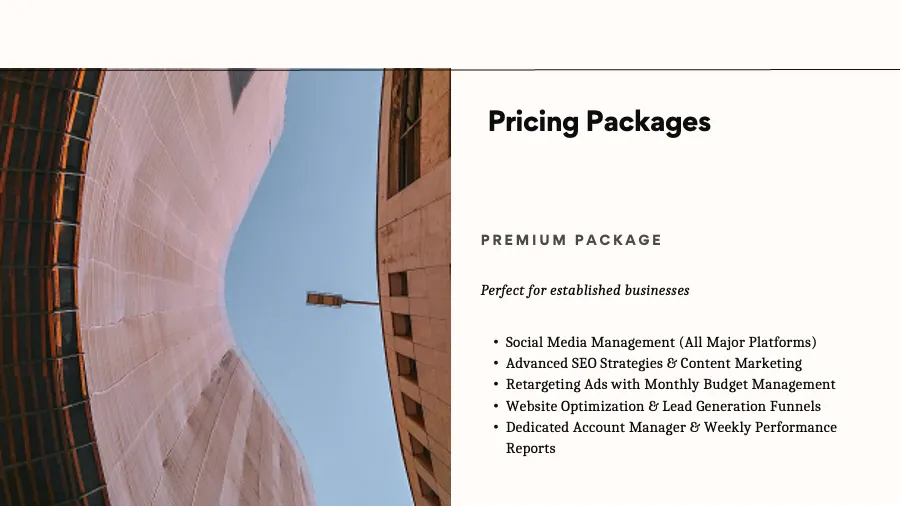 Beige Simple Clean Modern Company Profile Services Presentation - Page 9
