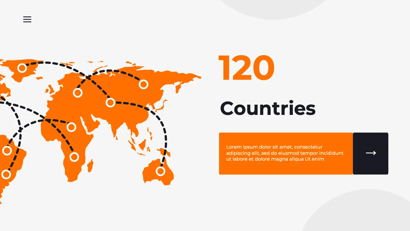 Orange Modern Online Business Pitch Deck Presentation - Page 4