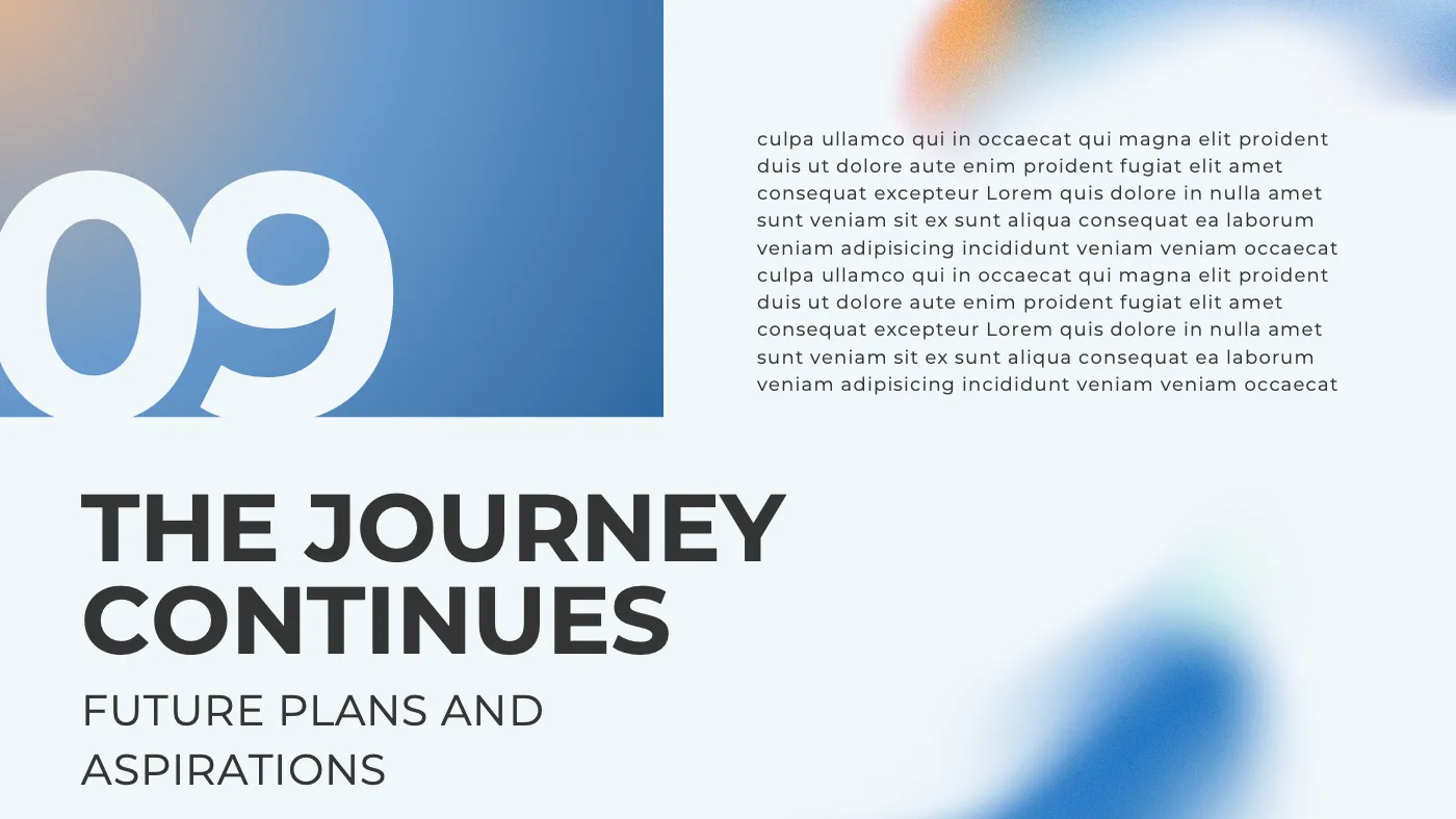 Blue and White Gradient Modern Project Presentation - Page 10