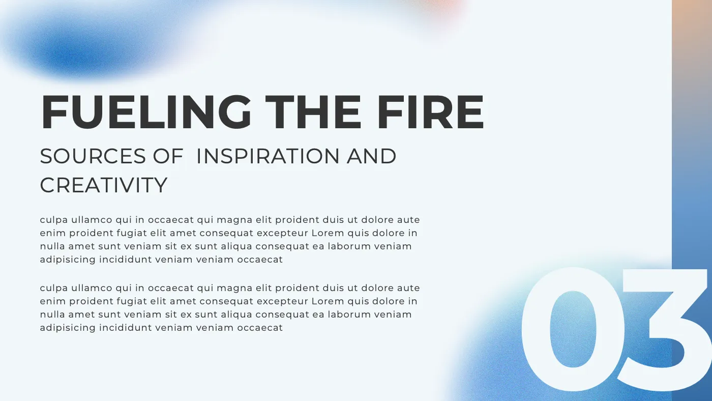 Blue and White Gradient Modern Project Presentation - Page 4
