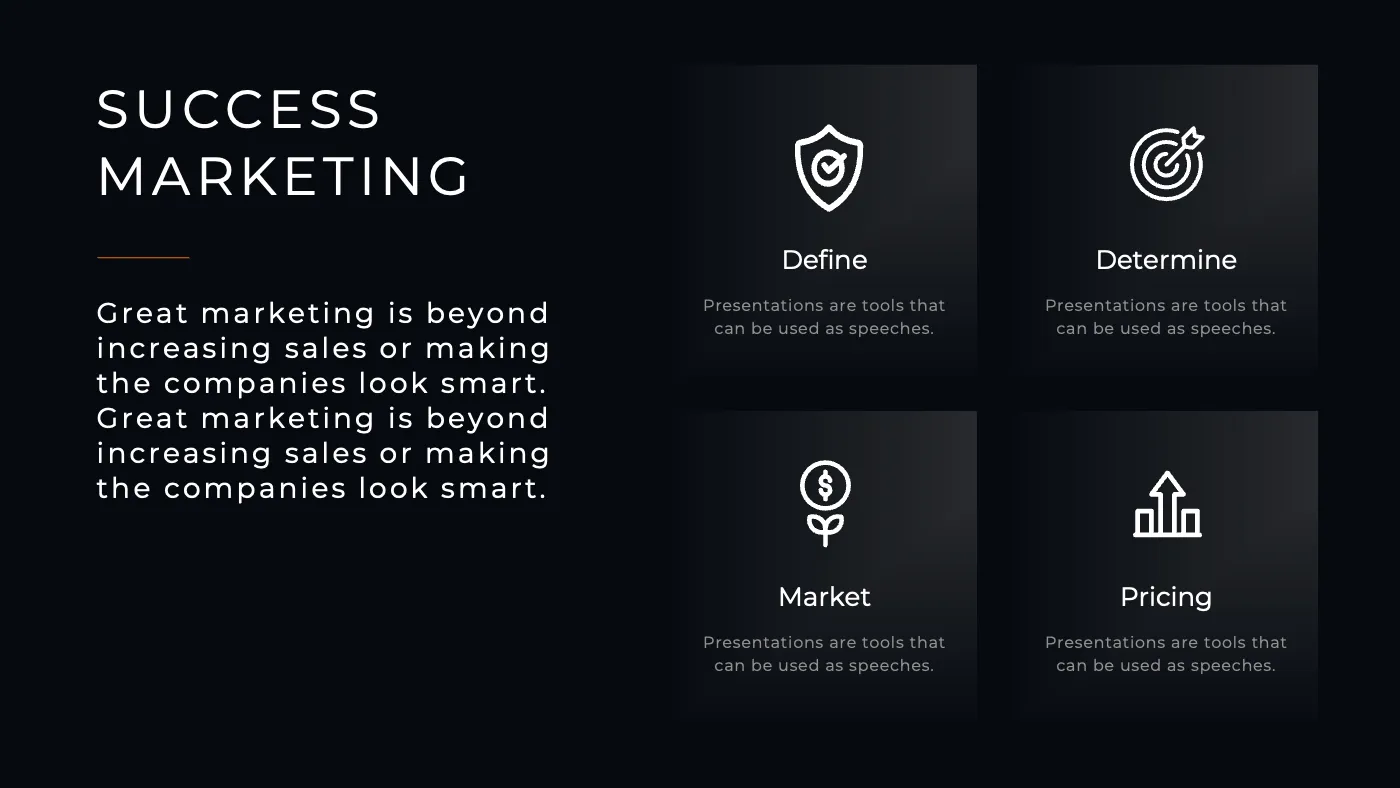 Black and Gray Gradient Professional Presentation - Page 4