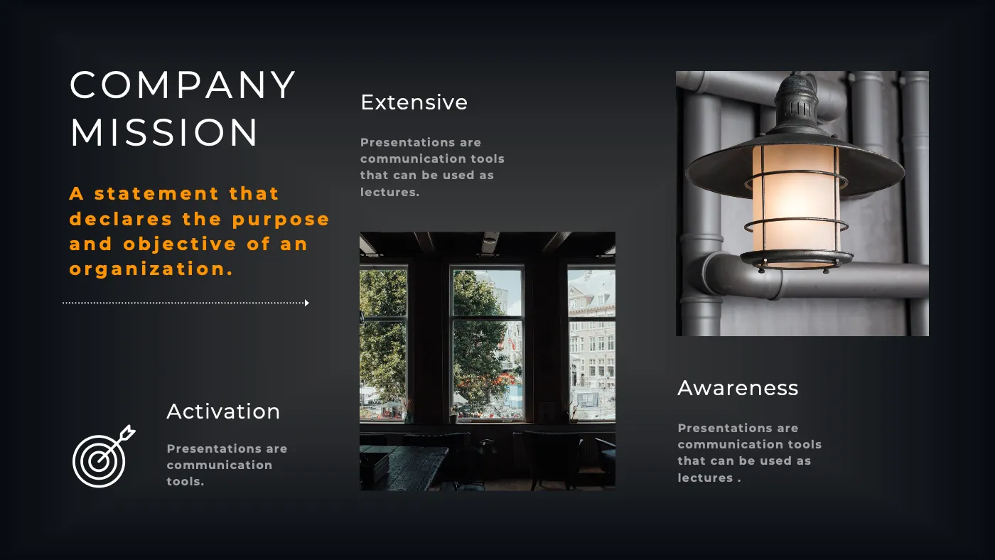 Black and Gray Gradient Professional Presentation - Page 8