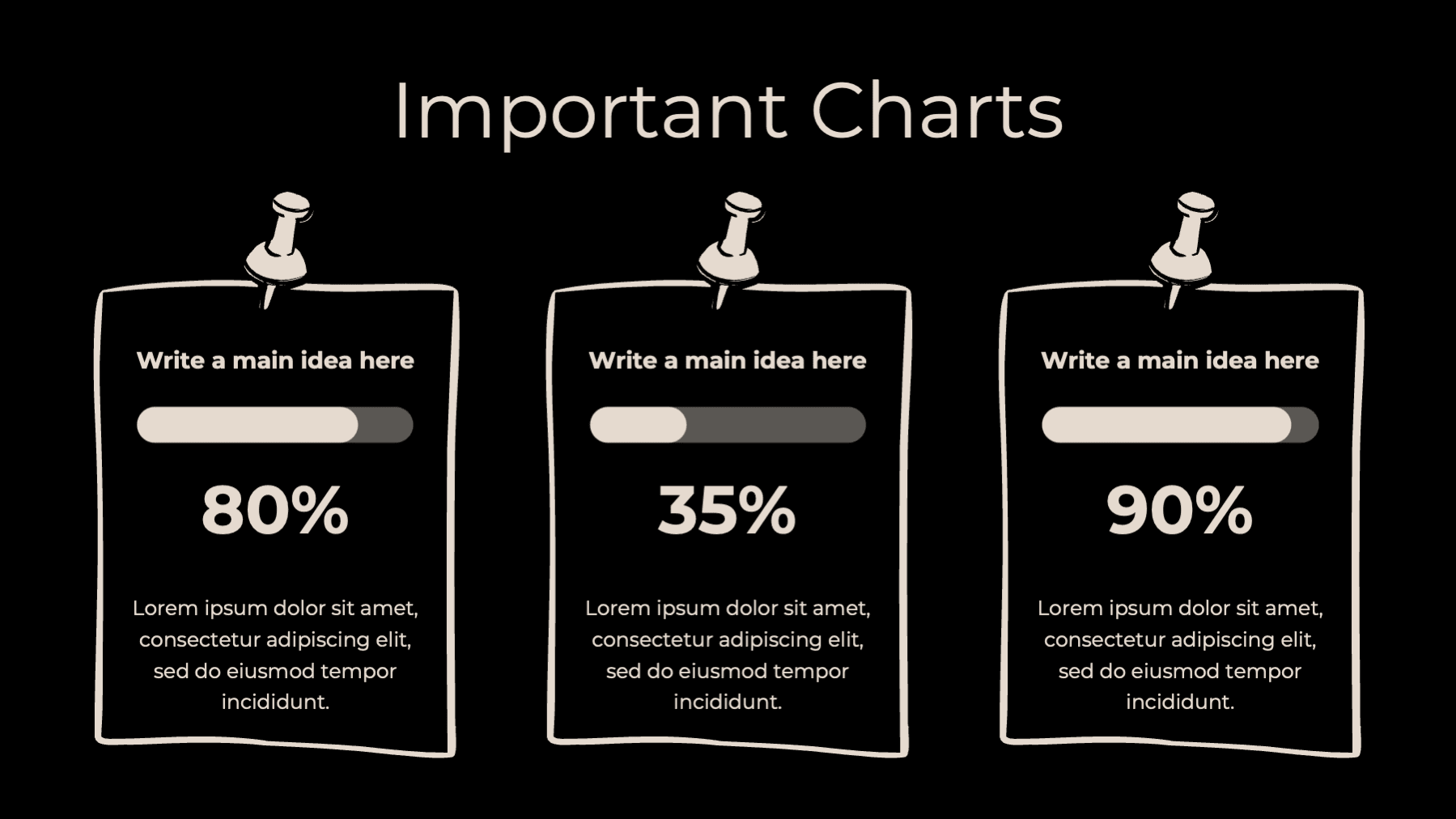 Black and White Hand Drawn Illustration Style Business PPT Template - Page 3