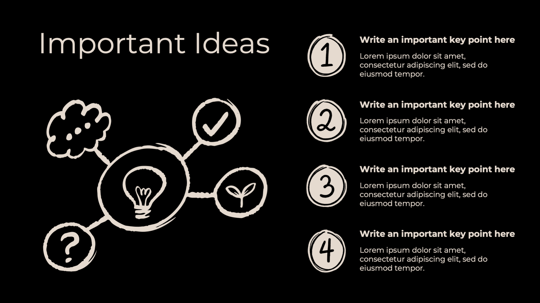 Black and White Hand Drawn Illustration Style Business PPT Template - Page 9
