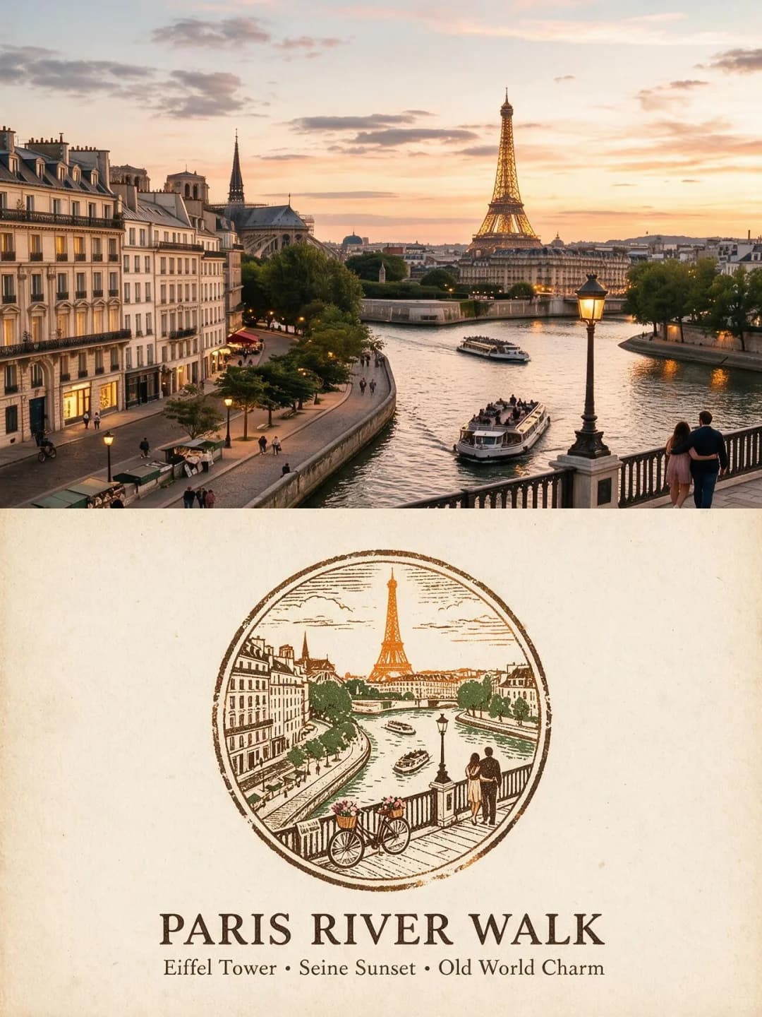 Vintage Stamp Postcard
