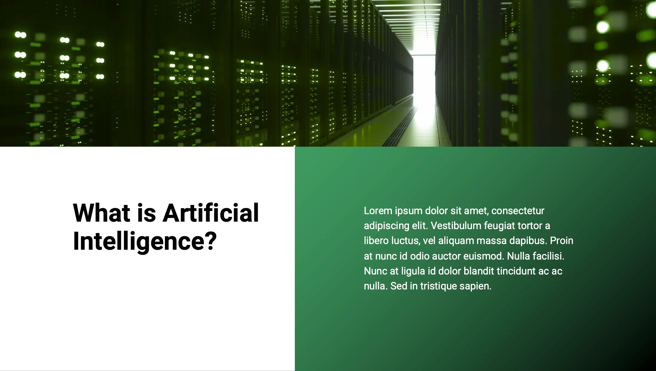 Green Modern Futuristic Artificial Intelligence Presentation - Page 2