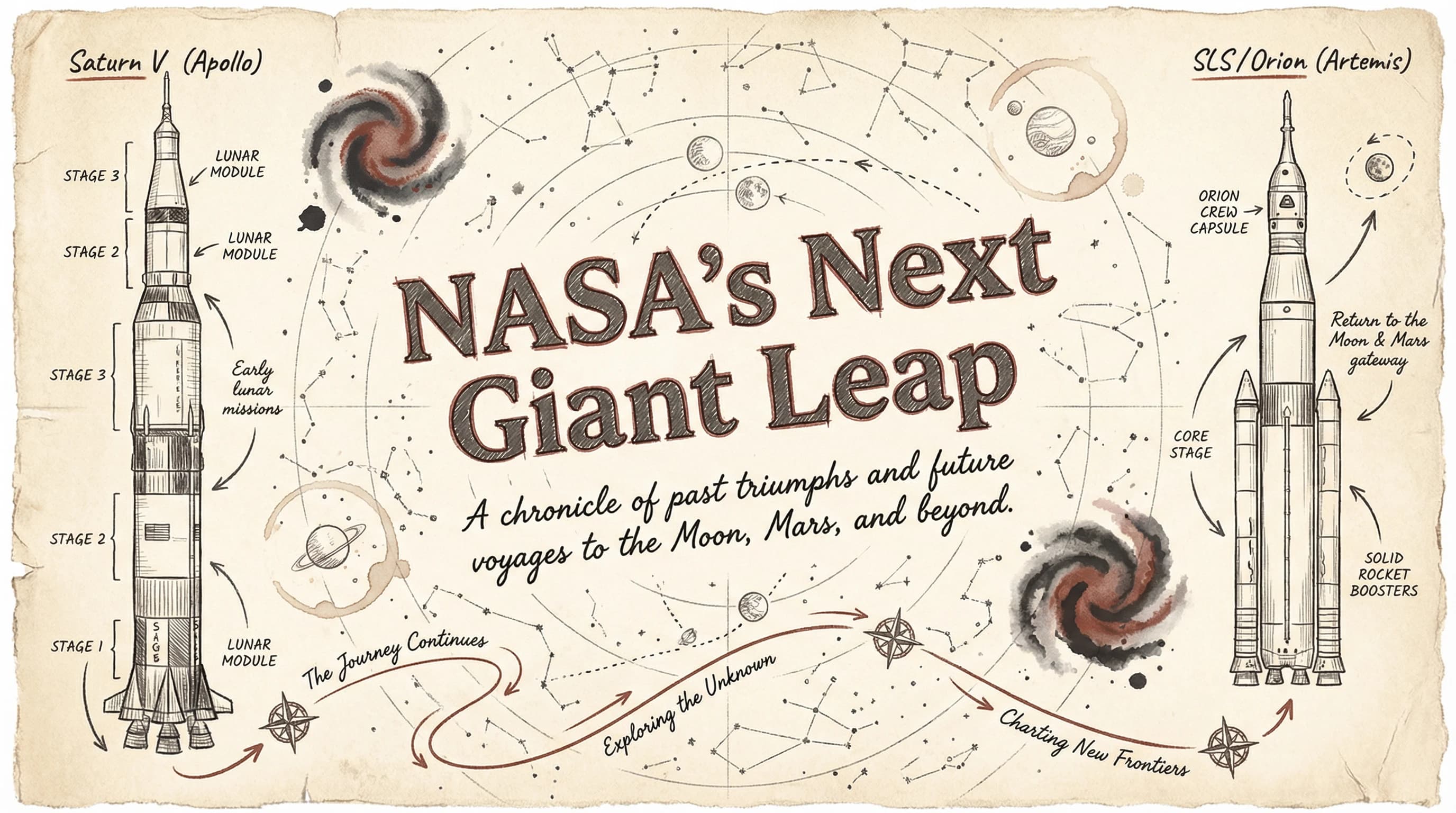 Nano Banana Pro PPT Prompt: Leonardo da Vinci–Inspired Vintage Manuscript Sketches - Image 1 of 5