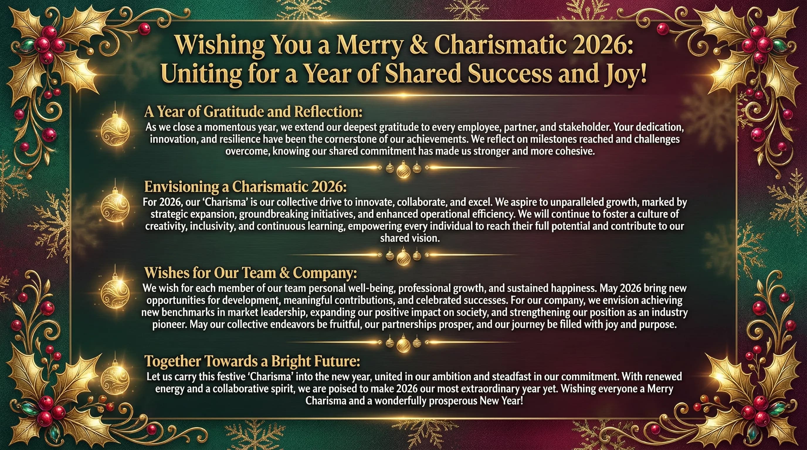 Nano Banana Pro PPT Prompt: Luxury Vintage Christmas