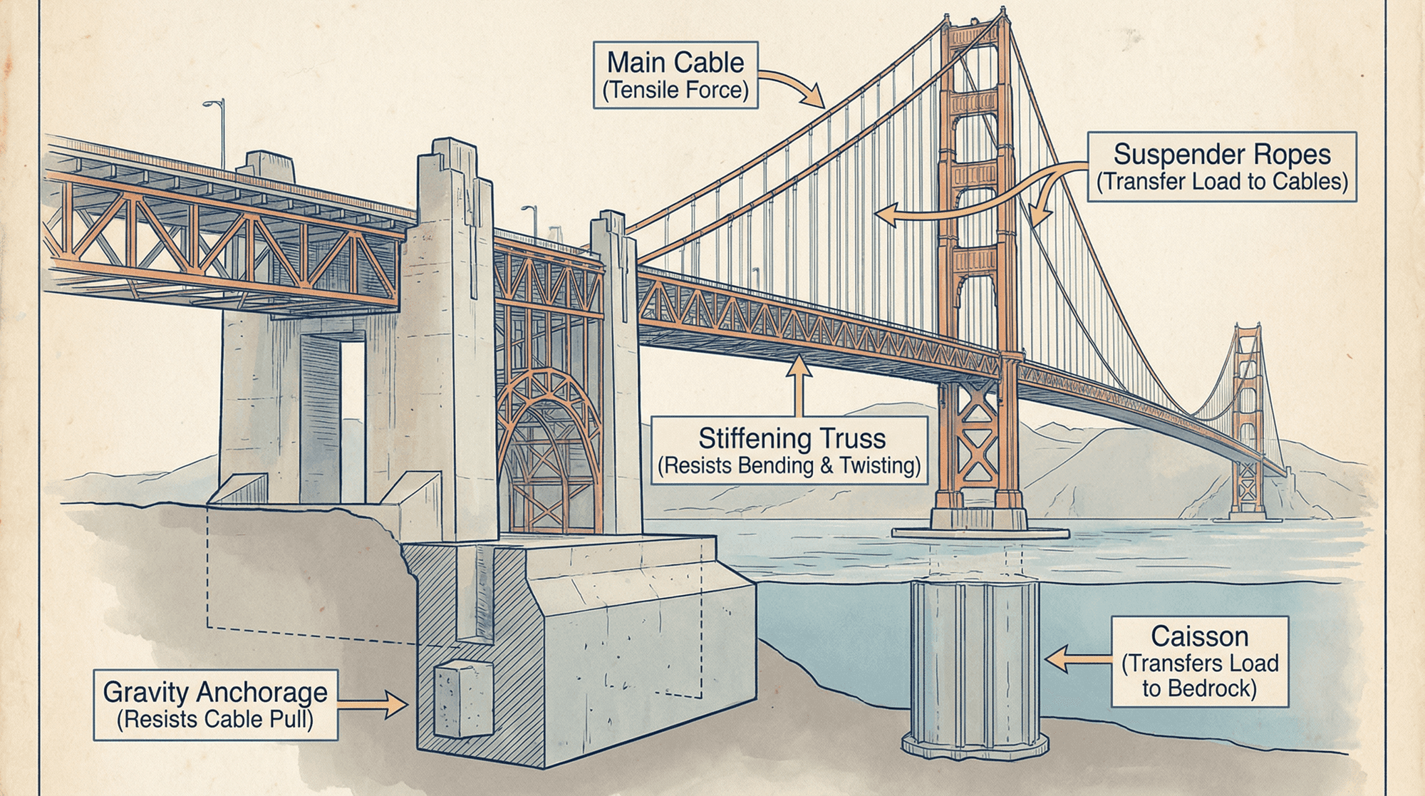 Nano Banana Pro PPT Prompt: Vintage architectural cross-section watercolor illustration - Image 1 of 2