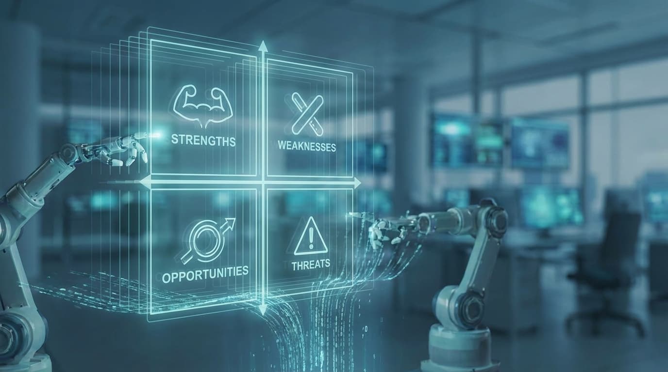 How to Create a SWOT Analysis Presentation with AI