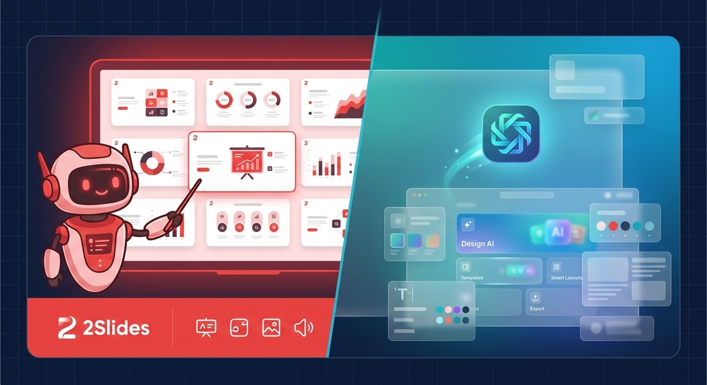 2Slides vs Presentations.ai: Which AI Deck Maker Wins in 2026?