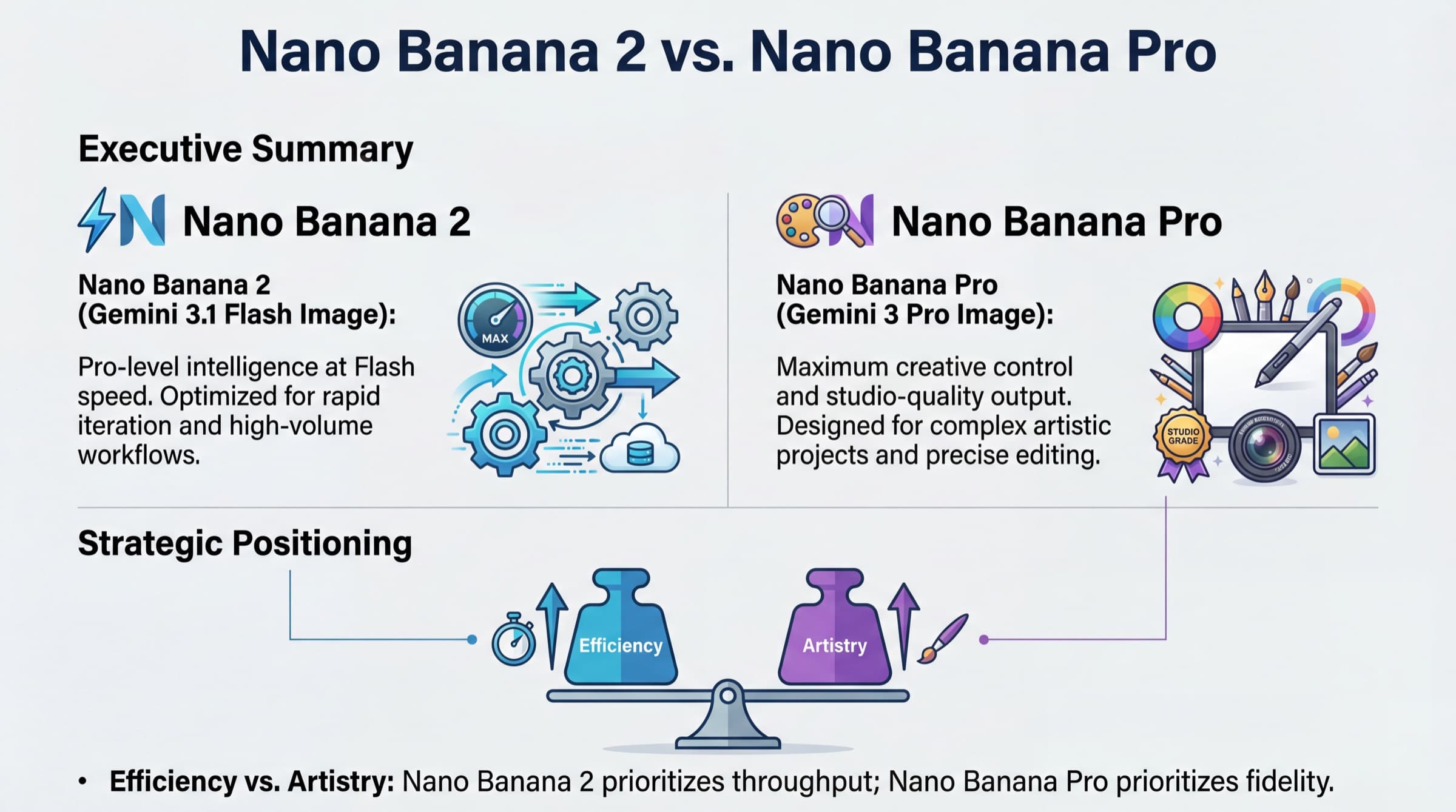 Nano Banana 2 vs Nano Banana Pro: Specs, Pricing, and When to Use Each