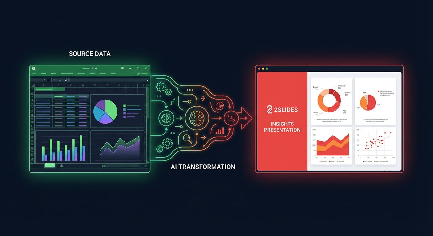 How to Turn Excel Data into Professional Slides with AI