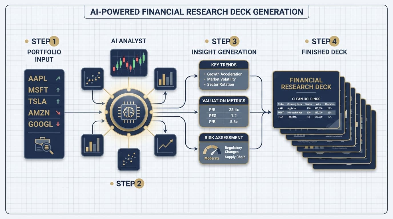 How to Create Equity Research & Investment Decks with AI (2026 Guide)